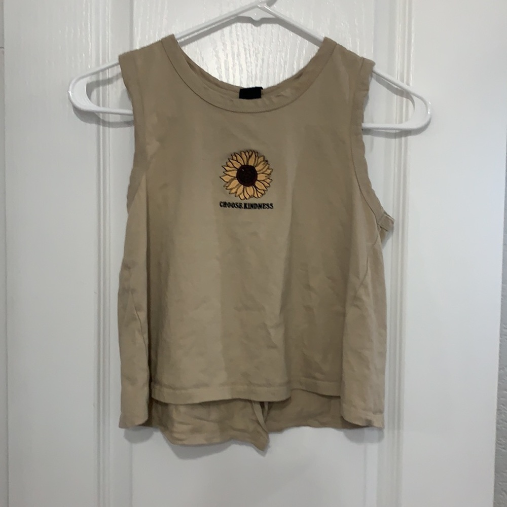 Cute “Choose Kindness” Open-Back Tank Top